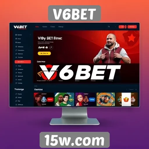 Interface do usuário do V6BET é intuitiva